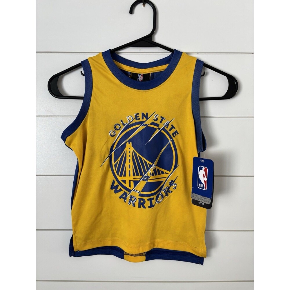 Size SMALL 4  KIDS NBA GOLDEN STATE WARRIORS  Jersey (Rd Description)